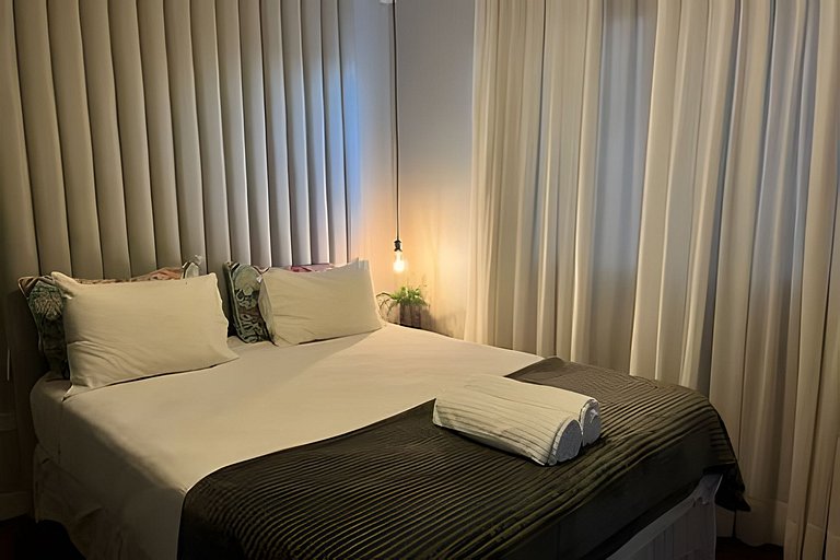 Vista Mar com Churrasqueira| 2 Quartos |CURTA156