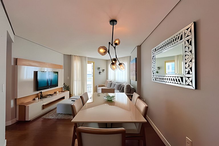 Vista Mar com Churrasqueira| 2 Quartos |CURTA156