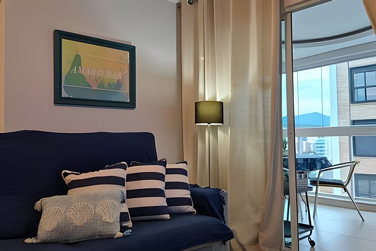 350m da Praia| 3 Quartos Varanda Gourmet |CURTA133