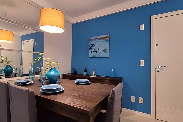 350m da Praia| 3 Quartos Varanda Gourmet |CURTA133