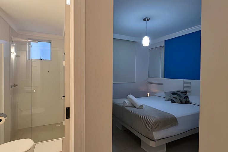 350m da Praia| 3 Quartos Varanda Gourmet |CURTA133