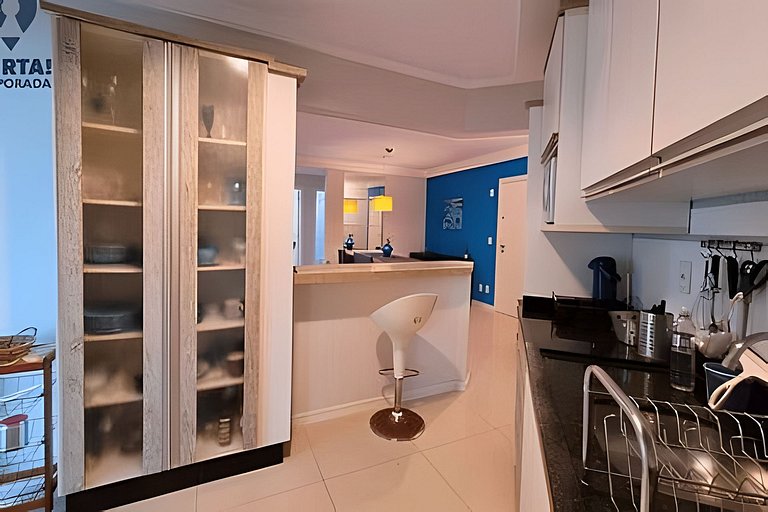 350m da Praia| 3 Quartos Varanda Gourmet |CURTA133