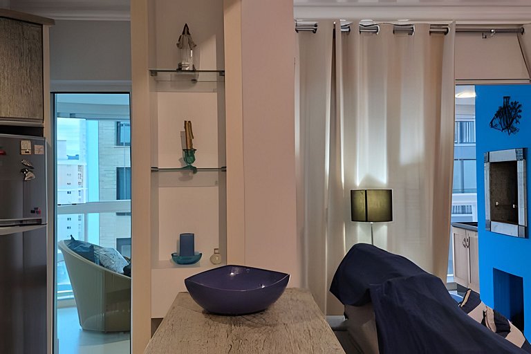 350m da Praia| 3 Quartos Varanda Gourmet |CURTA133