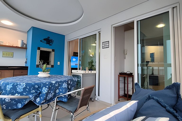 350m da Praia| 3 Quartos Varanda Gourmet |CURTA133