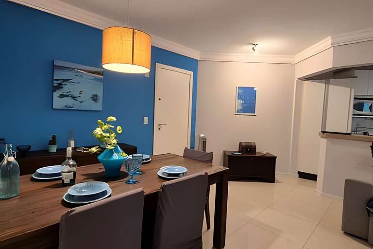 350m da Praia| 3 Quartos Varanda Gourmet |CURTA133