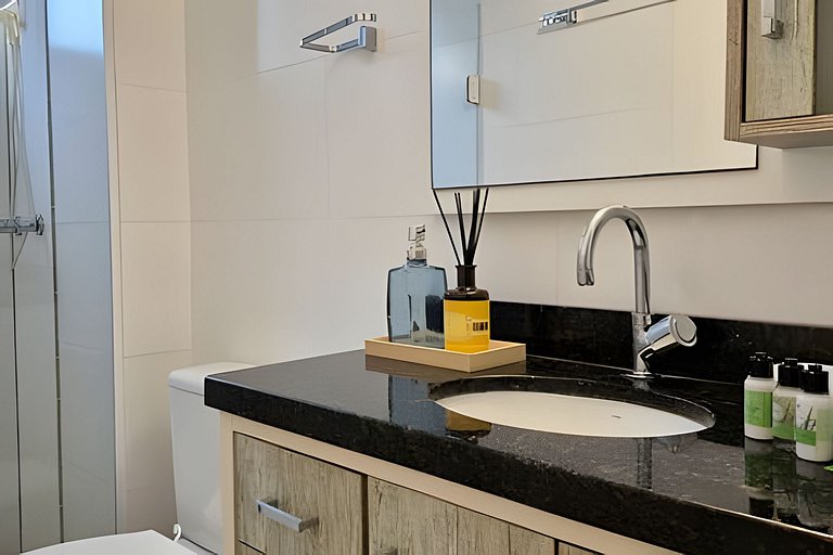 350m da Praia| 3 Quartos Varanda Gourmet |CURTA133