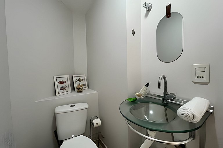 350m da Praia| 3 Quartos Varanda Gourmet |CURTA133