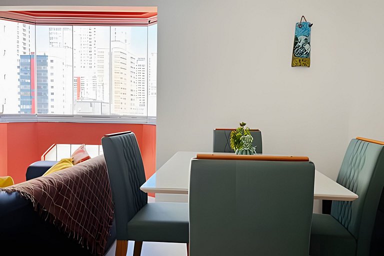 CURTA! |197| Apê Central 2 Quartos | 150m Praia