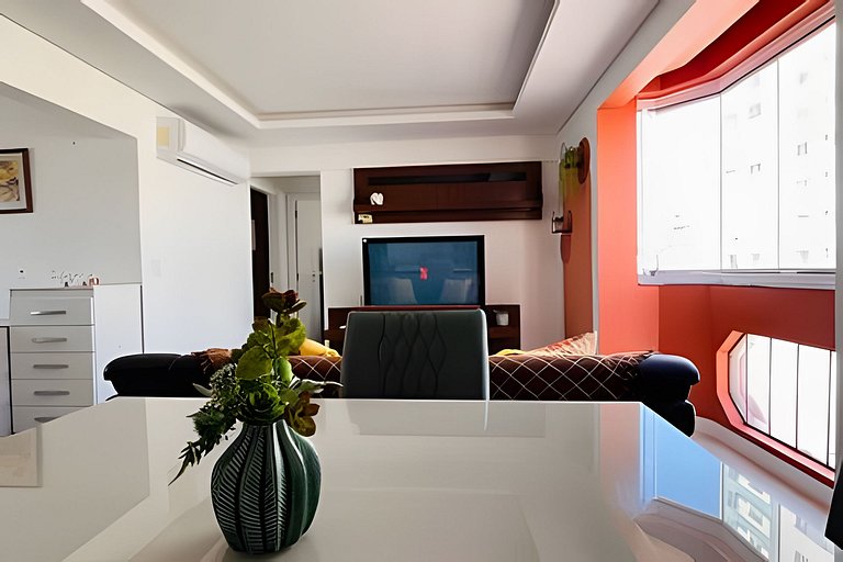 CURTA! |197| Apê Central 2 Quartos | 150m Praia