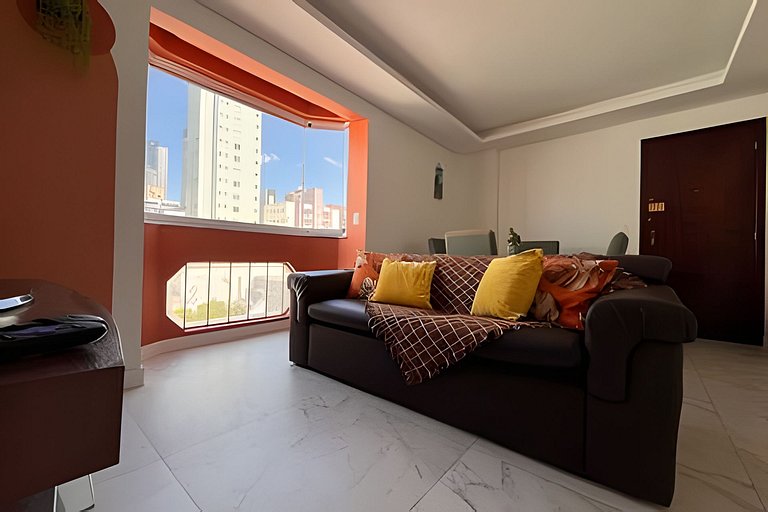 CURTA! |197| Apê Central 2 Quartos | 150m Praia