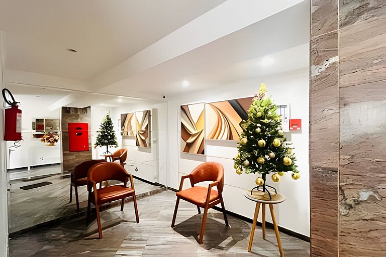 CURTA! |197| Apê Central 2 Quartos | 150m Praia