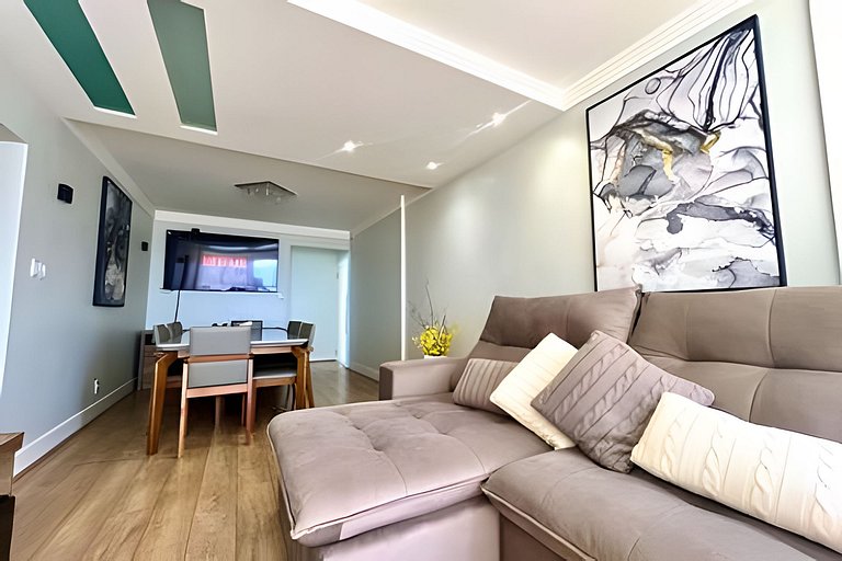 Amplo & Completo 100m da Praia 3 Suítes |CURTA179