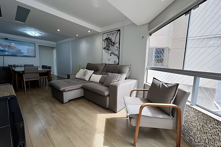 Amplo & Completo 100m da Praia 3 Suítes |CURTA179