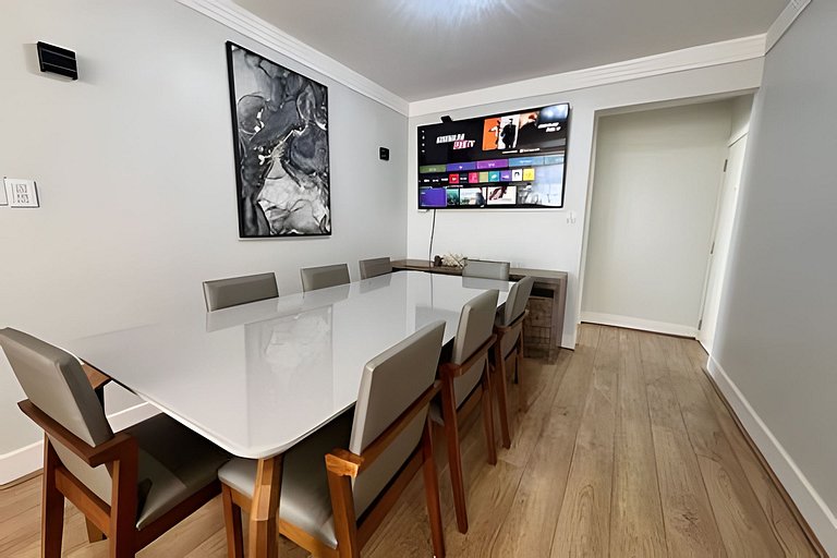 Amplo & Completo 100m da Praia 3 Suítes |CURTA179