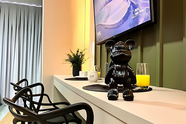 Loft Elegante & Confortável Unipraias |CURTA191