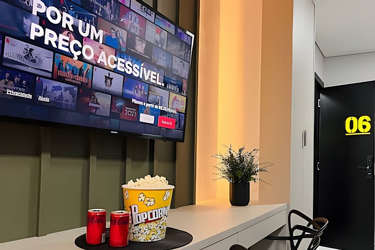 Loft Elegante & Confortável Unipraias |CURTA191