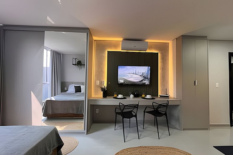 Loft Elegante & Confortável Unipraias |CURTA191