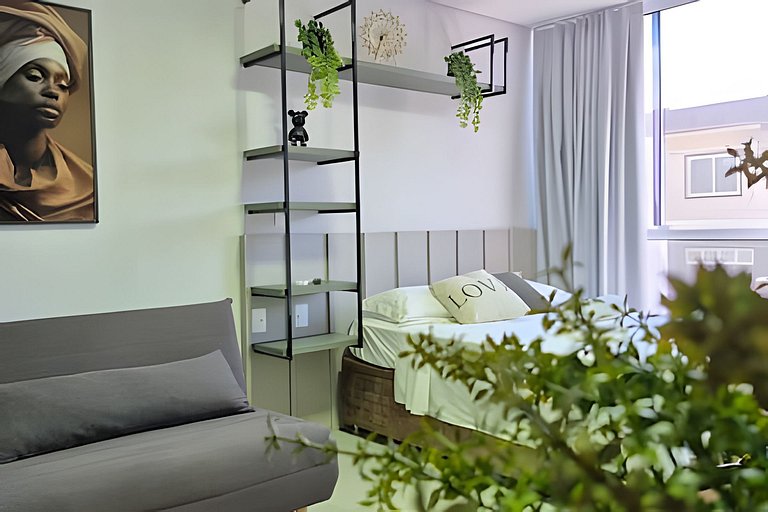 Loft Elegante & Confortável Unipraias |CURTA191