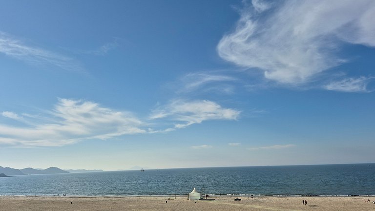 CURTA!|134| Frente Mar |2 Q |Vista Incrível