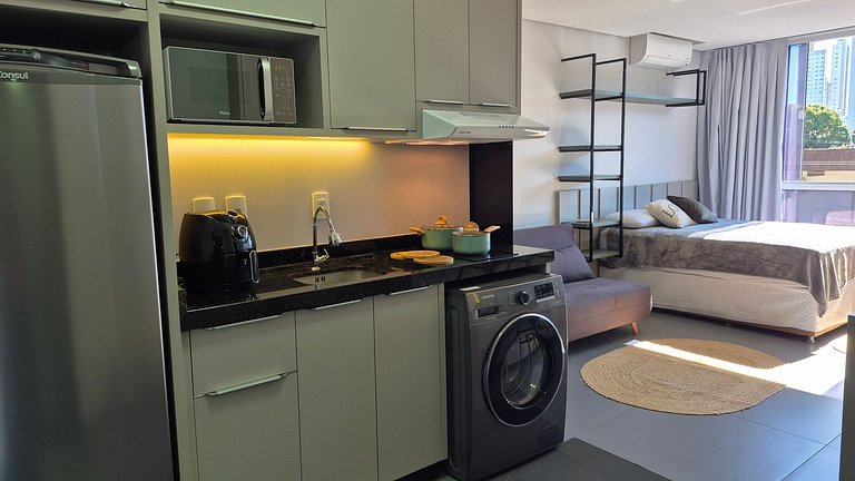 CURTA!|203| Loft Completo| Vista Yachthouse
