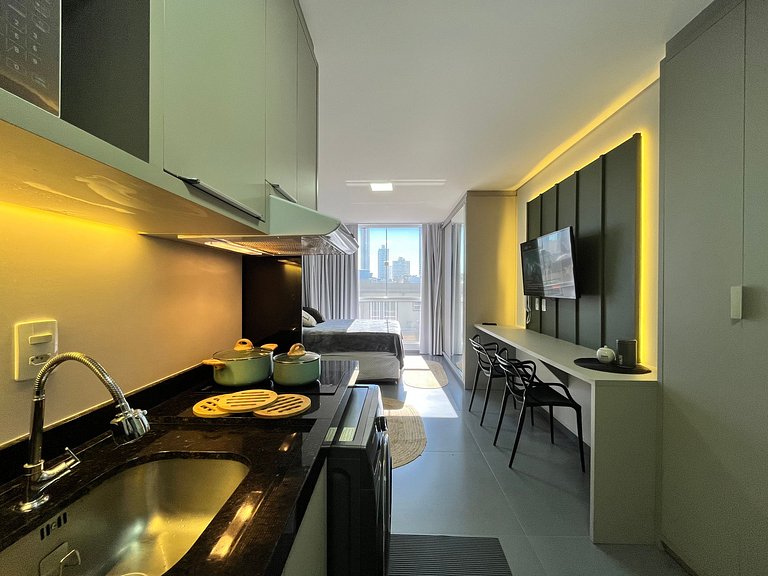 CURTA!|203| Loft Completo| Vista Yachthouse