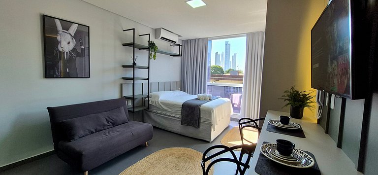 CURTA!|203| Loft Completo| Vista Yachthouse