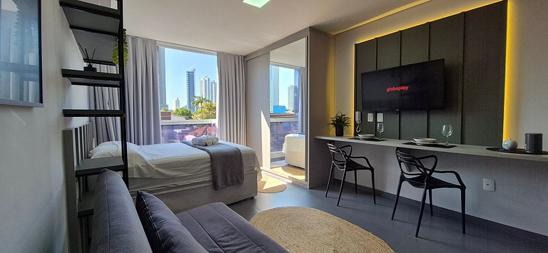 CURTA!|203| Loft Completo| Vista Yachthouse