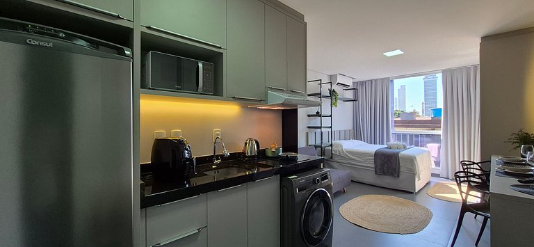 CURTA!|203| Loft Completo| Vista Yachthouse
