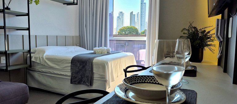 CURTA!|203| Loft Completo| Vista Yachthouse