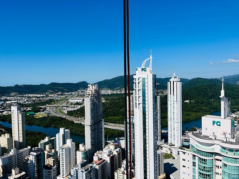 CURTA!|182| Luxo Vista 360 Praia BC 4Q | 4 vagas