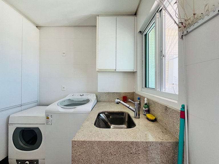 CURTA!|182| Luxo Vista 360 Praia BC 4Q | 4 vagas