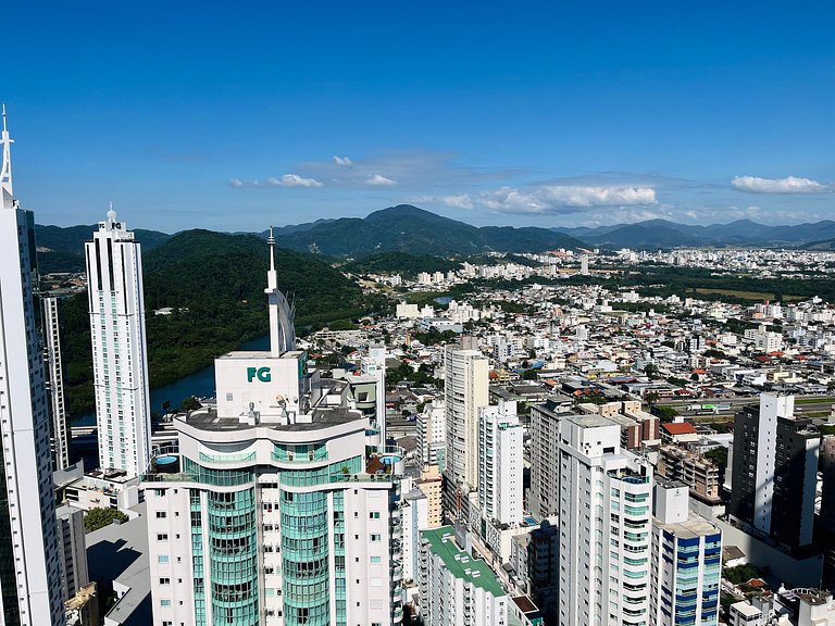 CURTA!|182| Luxo Vista 360 Praia BC 4Q | 4 vagas