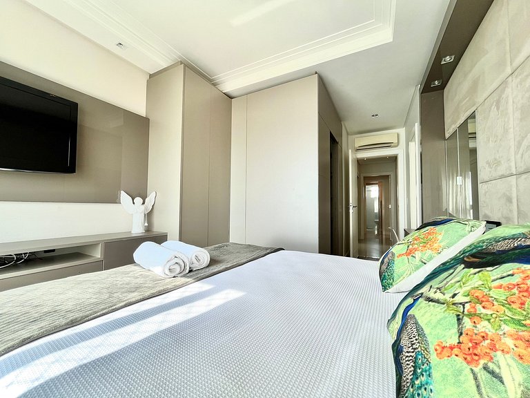 CURTA!|182| Luxo Vista 360 Praia BC 4Q | 4 vagas