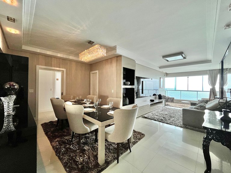 CURTA!|182| Luxo Vista 360 Praia BC 4Q | 4 vagas