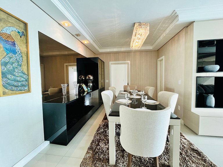 CURTA!|182| Luxo Vista 360 Praia BC 4Q | 4 vagas