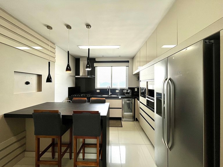 CURTA!|182| Luxo Vista 360 Praia BC 4Q | 4 vagas