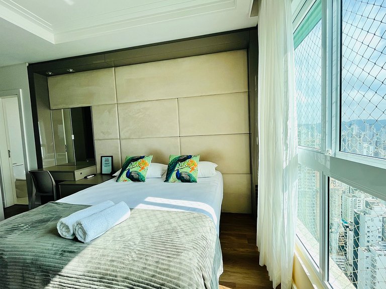 CURTA!|182| Luxo Vista 360 Praia BC 4Q | 4 vagas