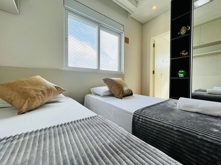 CURTA!|182| Luxo Vista 360 Praia BC 4Q | 4 vagas