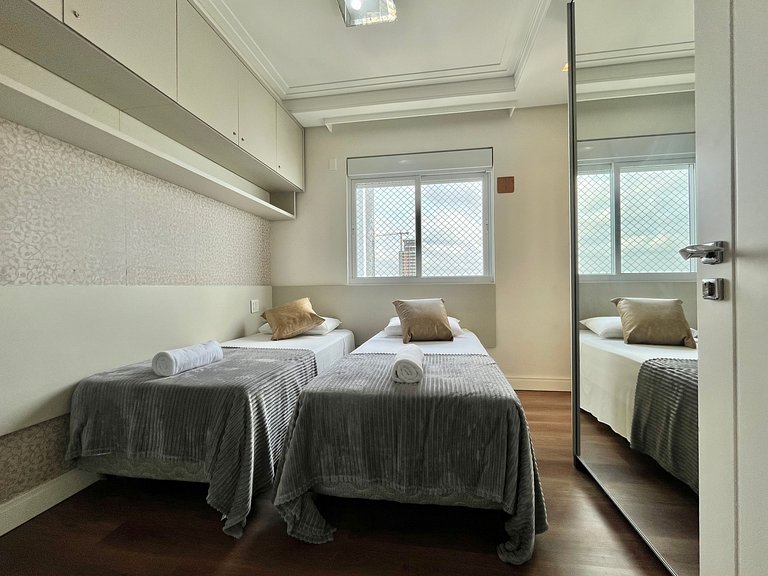 CURTA!|182| Luxo Vista 360 Praia BC 4Q | 4 vagas