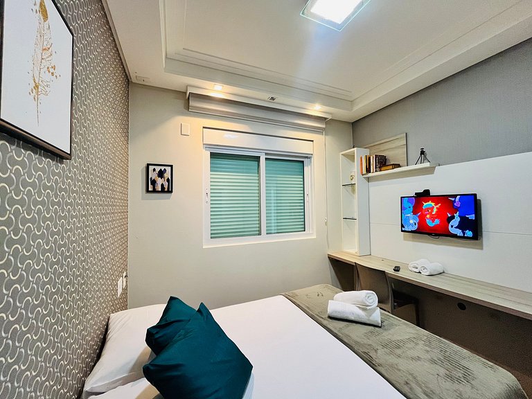 CURTA!|182| Luxo Vista 360 Praia BC 4Q | 4 vagas