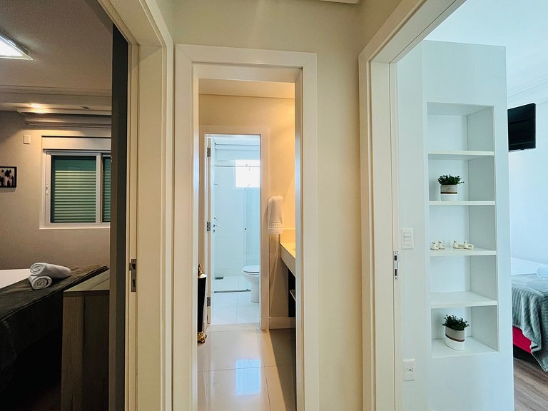 CURTA!|182| Luxo Vista 360 Praia BC 4Q | 4 vagas