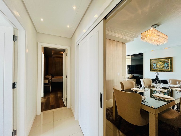 CURTA!|182| Luxo Vista 360 Praia BC 4Q | 4 vagas