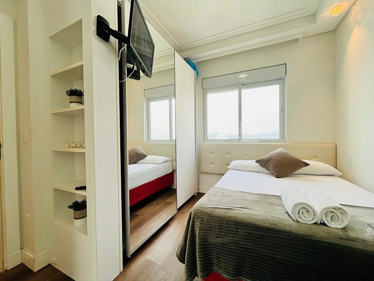 CURTA!|182| Luxo Vista 360 Praia BC 4Q | 4 vagas