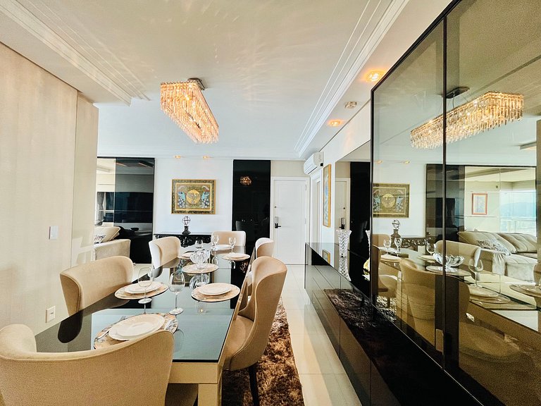 CURTA!|182| Luxo Vista 360 Praia BC 4Q | 4 vagas