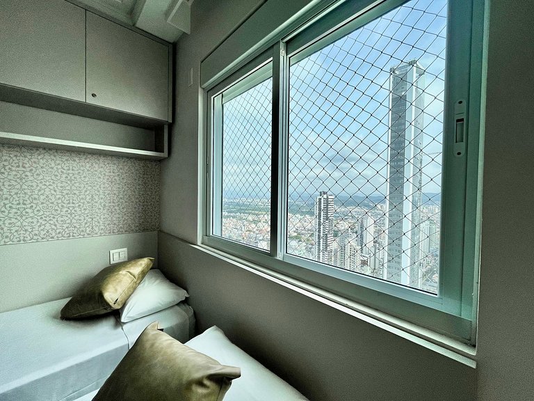 CURTA!|182| Luxo Vista 360 Praia BC 4Q | 4 vagas