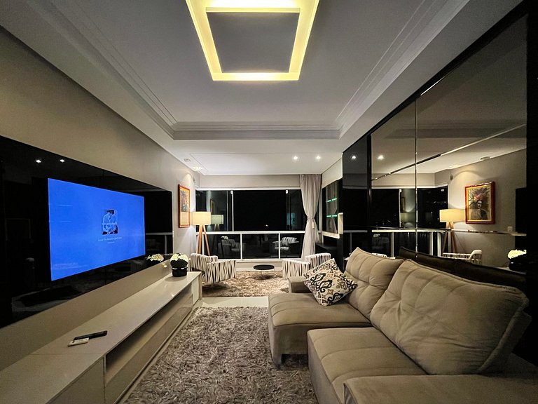 CURTA!|182| Luxo Vista 360 Praia BC 4Q | 4 vagas