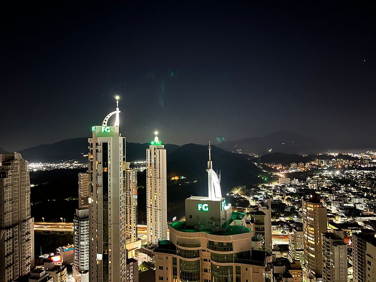 CURTA!|182| Luxo Vista 360 Praia BC 4Q | 4 vagas