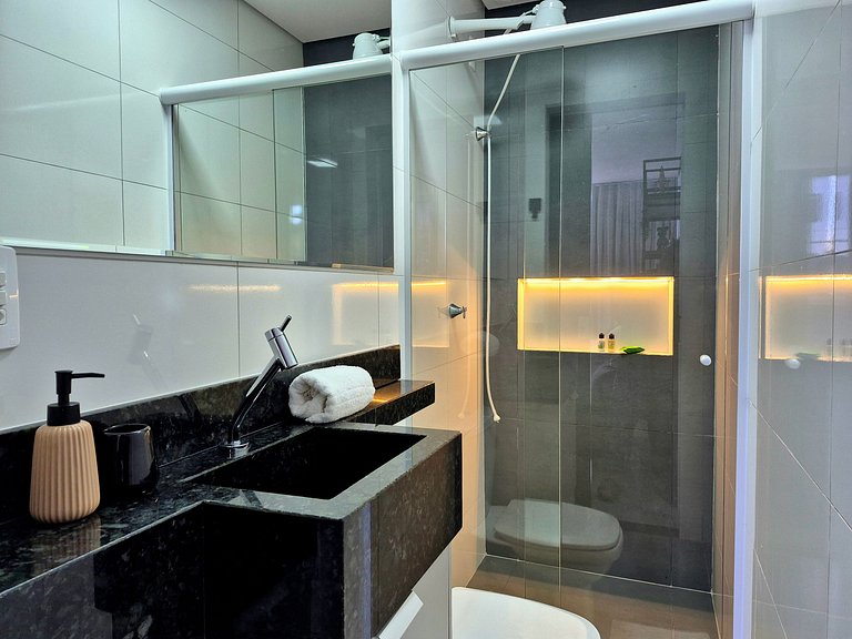 Loft Elegante & Confortável Unipraias |CURTA191