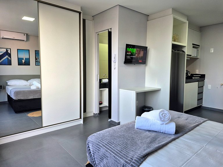 CURTA!|207| Loft da Barra Vista Montanha