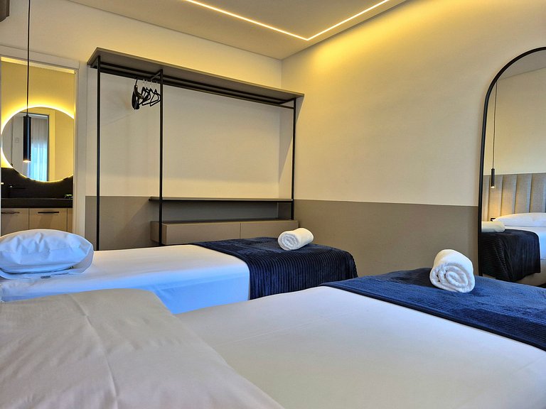 Brava Arts 2 Suítes | Vista Livre 360° |CURTA138
